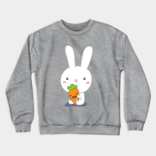 Carrot bunny Crewneck Sweatshirt by Namarqueza